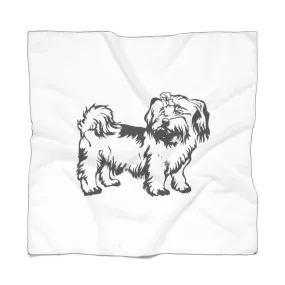 Shih Tzu Poly Scarf