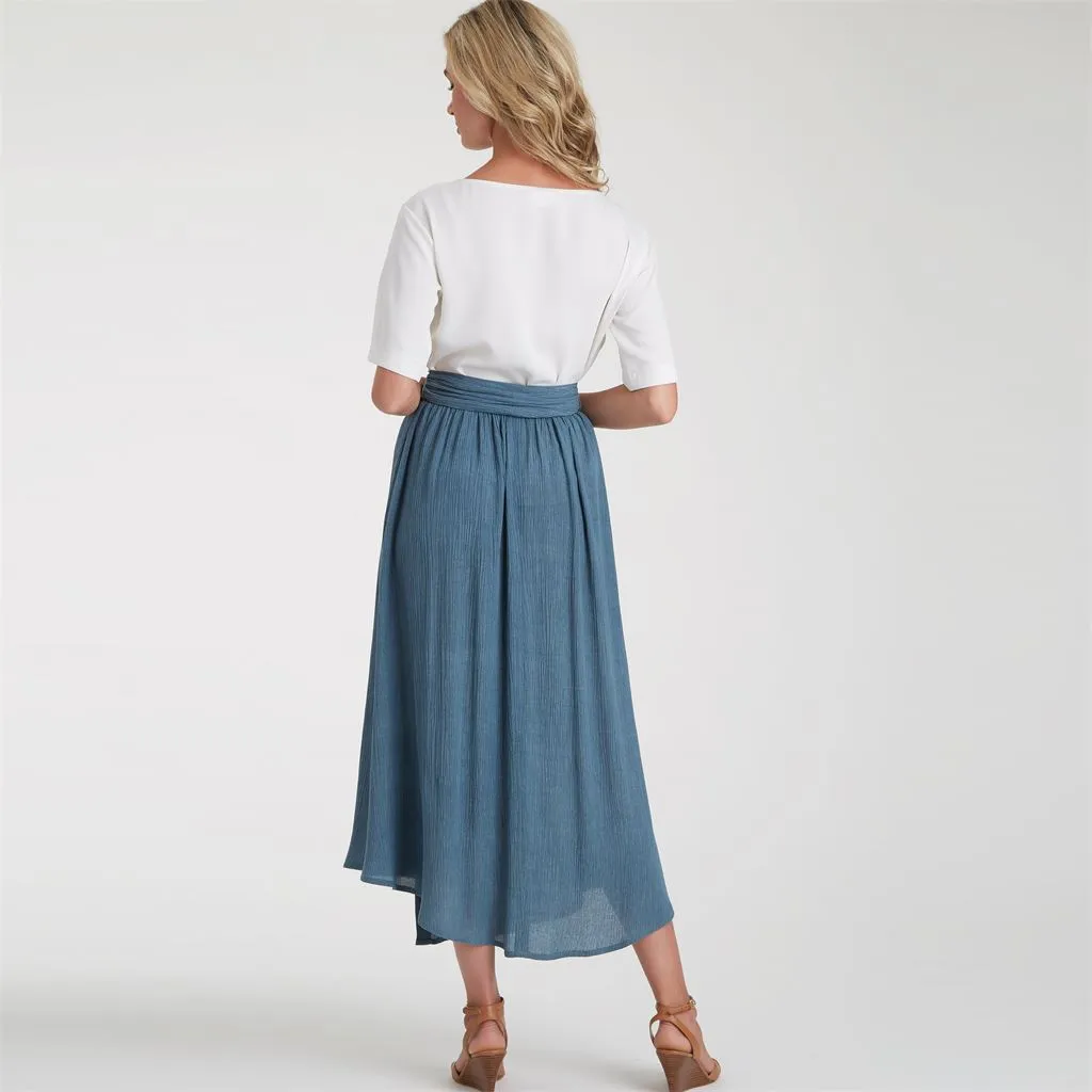 Simplicity Sewing Pattern S9109 Misses' Wrap Skirts In Various Lengths With Tie Options