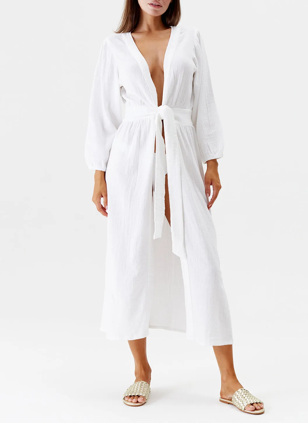 Siobhan White Kaftan