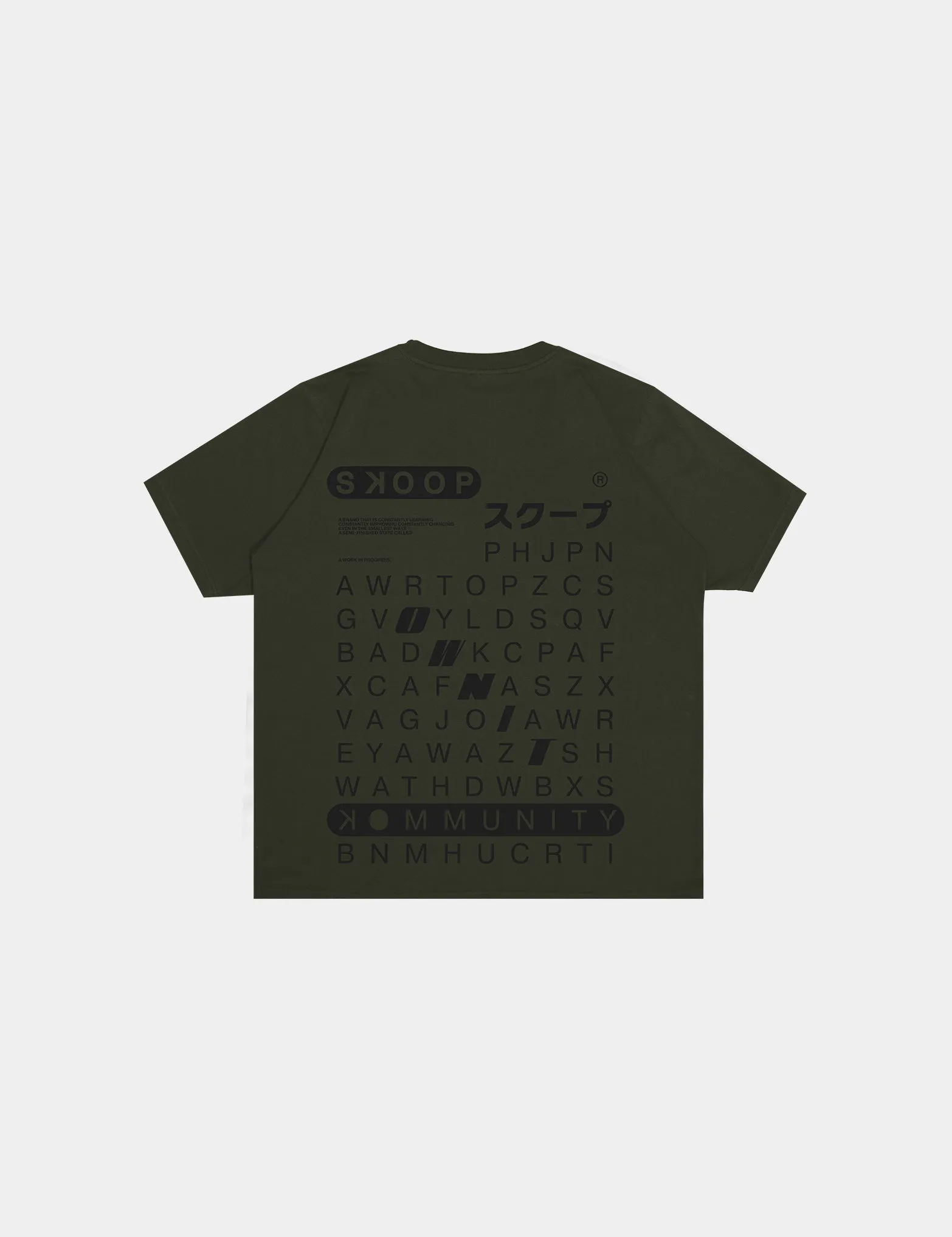 SKOOP® SKP OWN IT Crewneck Shirt Moss