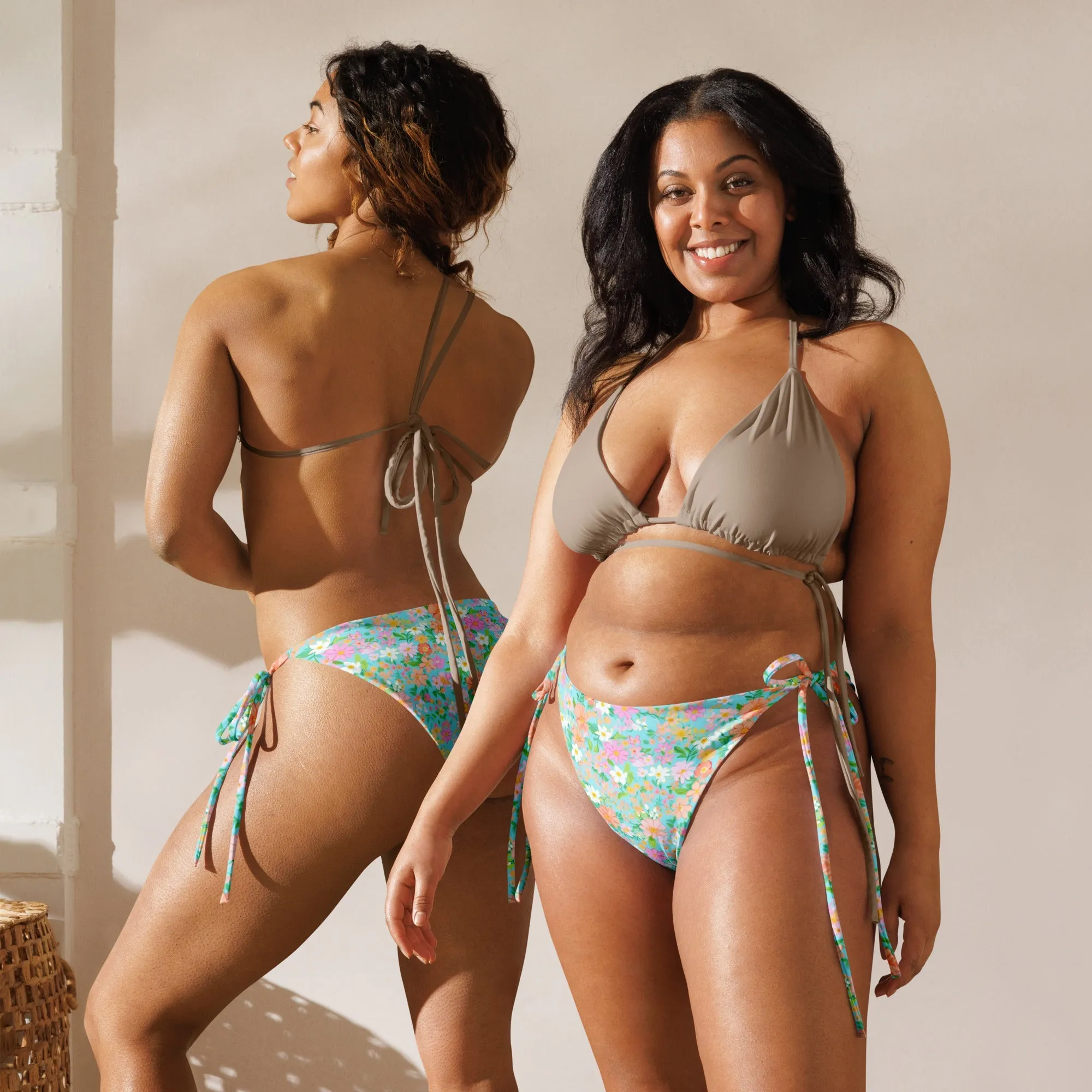STRING BIKINI BOTTOM ECO - CAICOS FLORALS