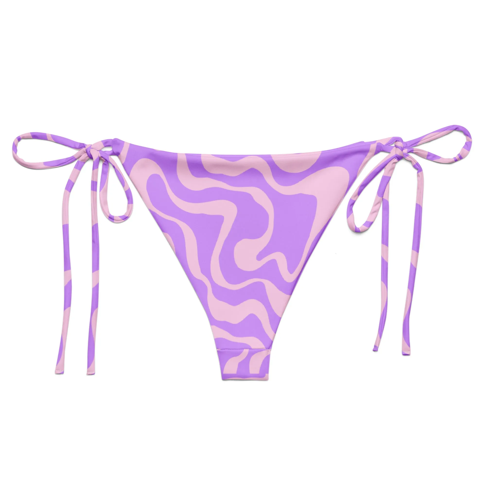 STRING BIKINI BOTTOM ECO - PURPLE SWIRLSA