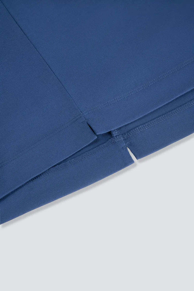 Super Soft Pique Tipped Polo | Blue NYE075