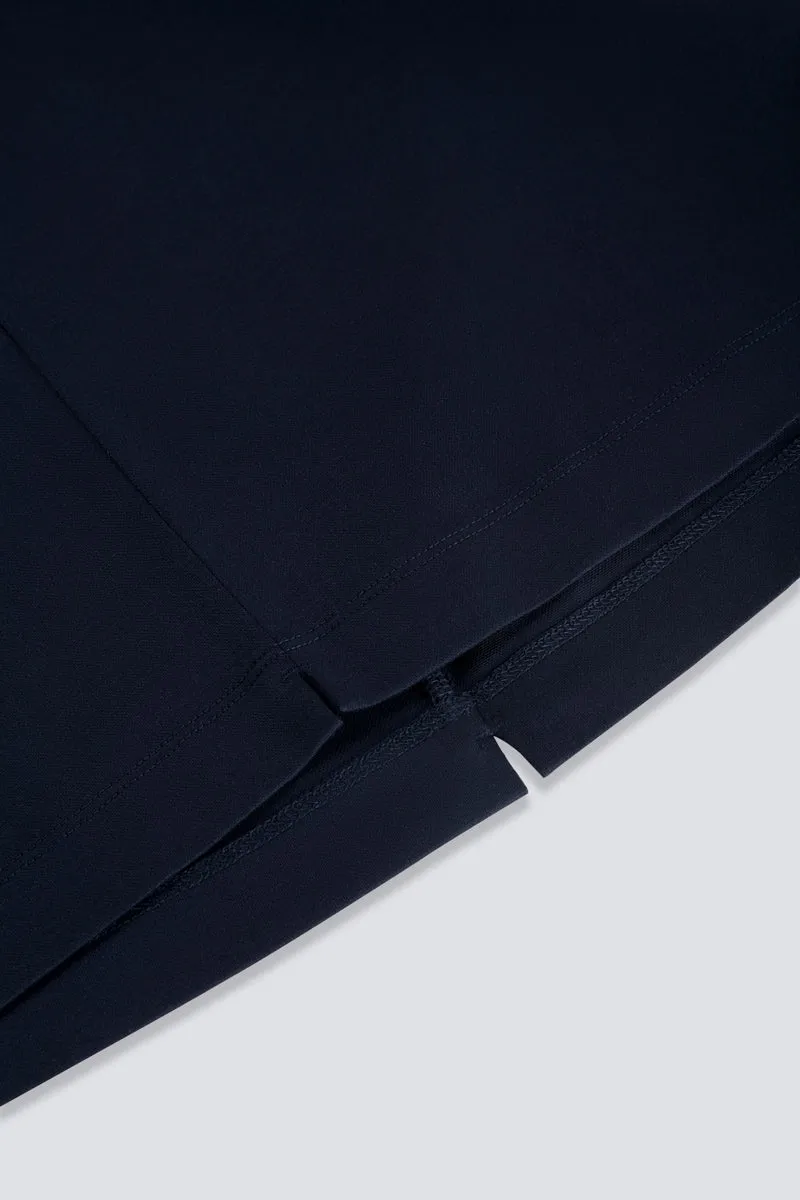 Super Soft Pique Tipped Polo | Navy NNY096
