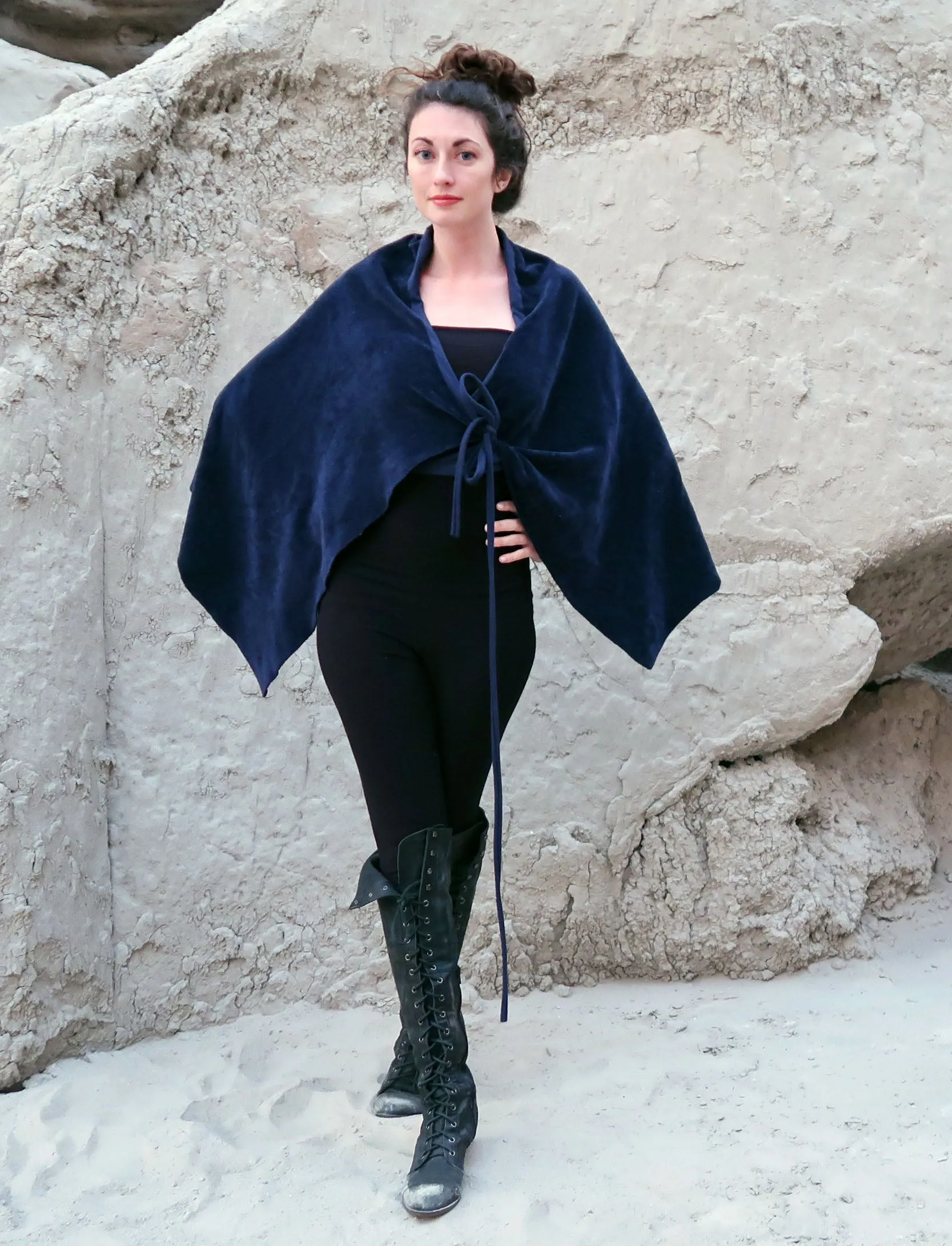 VELOUR Simplicity Wrap Below Knee Skirt