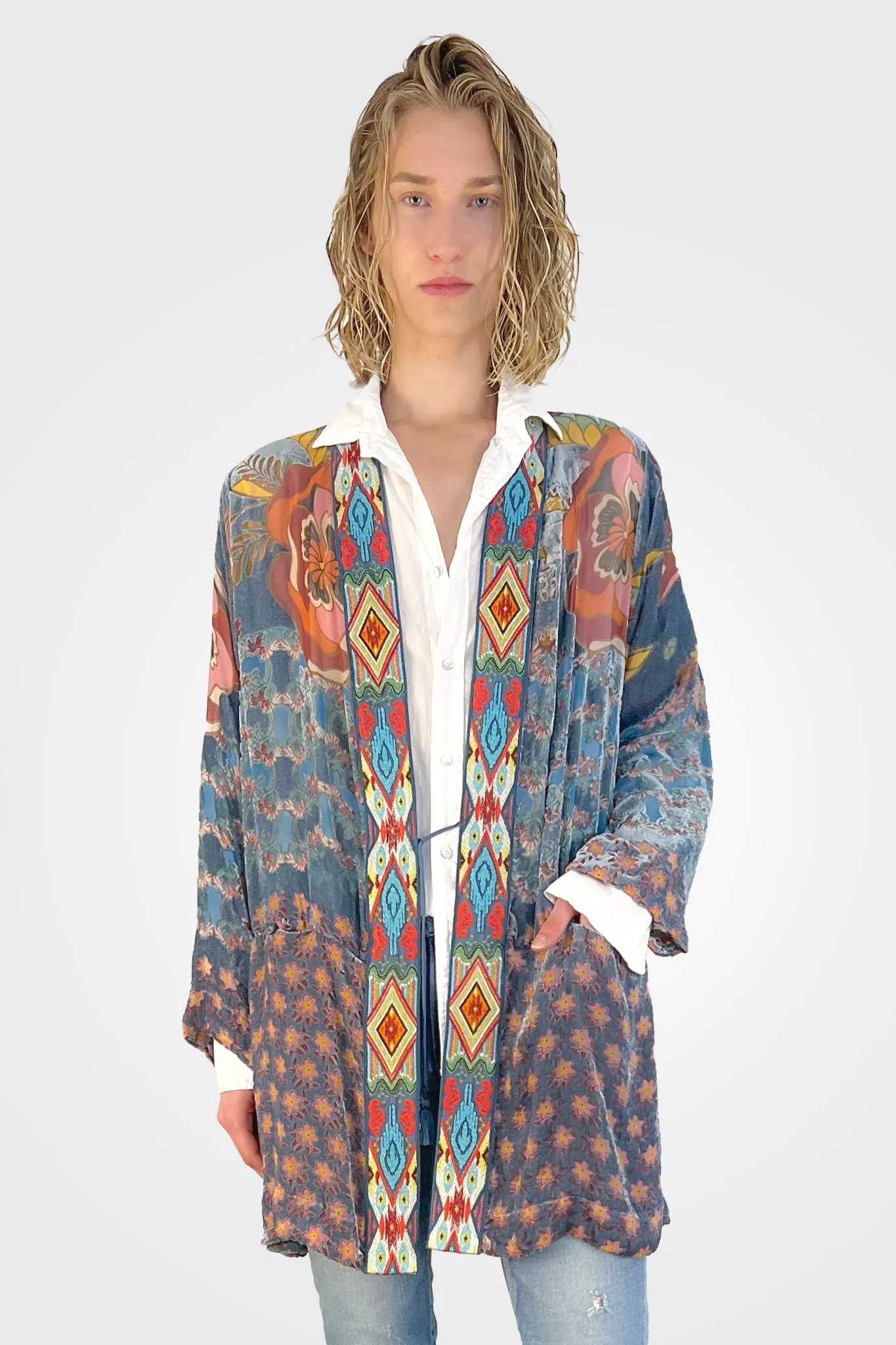 Vember Burnout Kimono -  Multi
