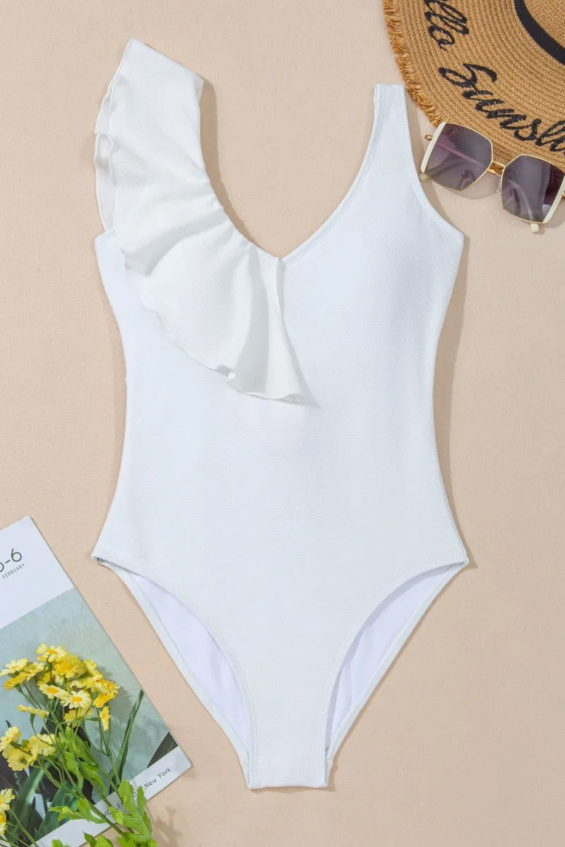 White One Piece Swimsuit: Elegant and Flattering Beachwear