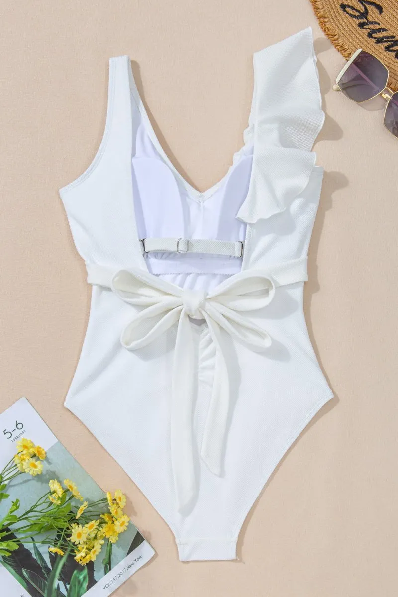 White One Piece Swimsuit: Elegant and Flattering Beachwear