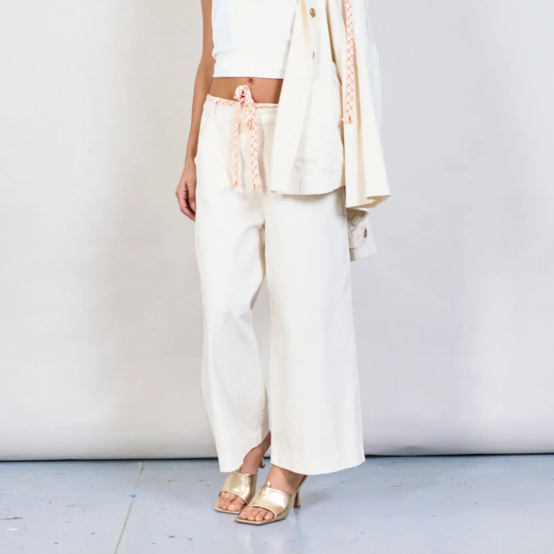 Wide-leg casual trousers wholesale
