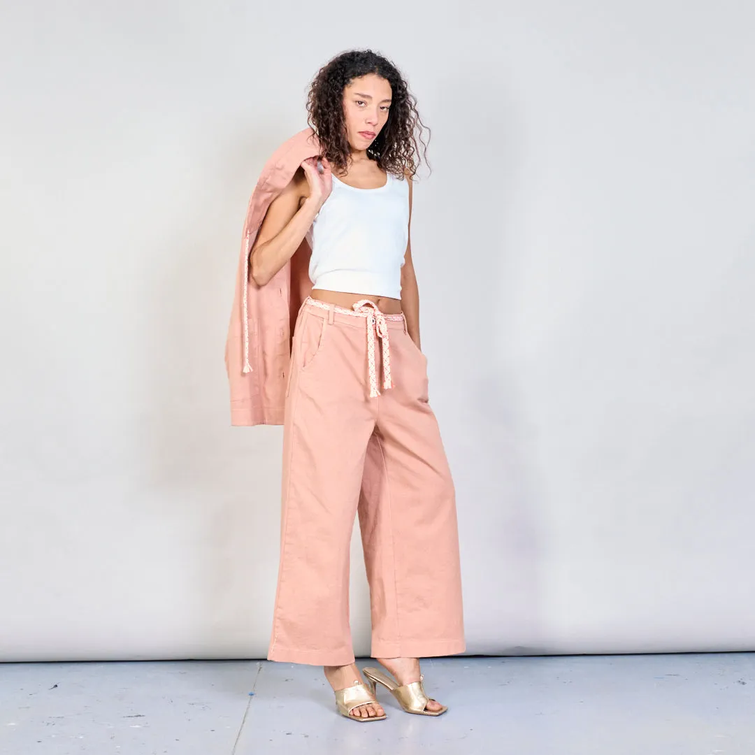 Wide-leg casual trousers wholesale