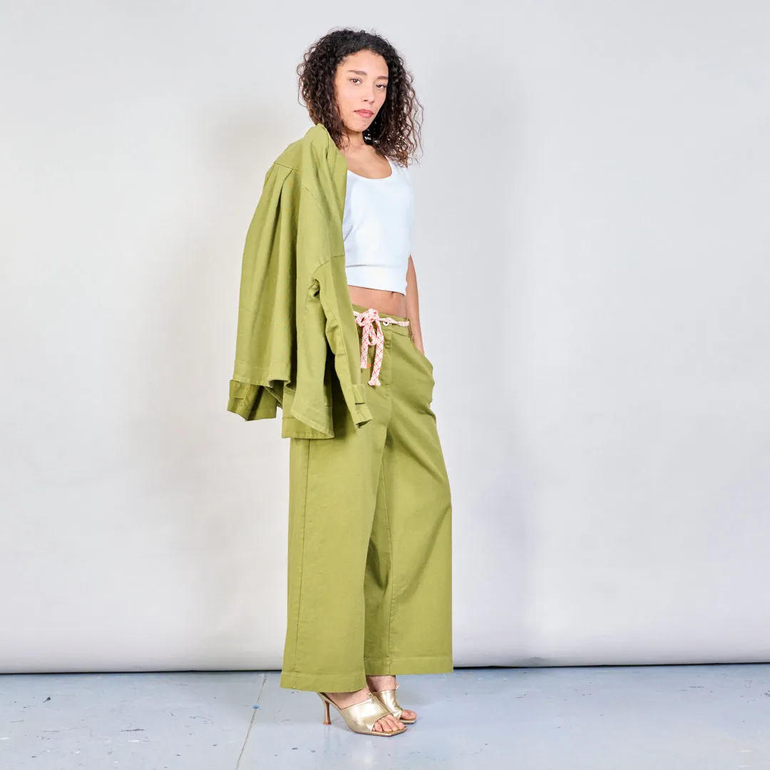 Wide-leg casual trousers wholesale