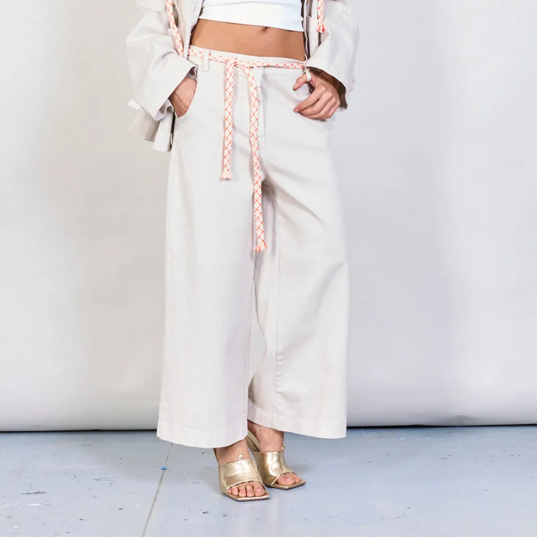 Wide-leg casual trousers wholesale