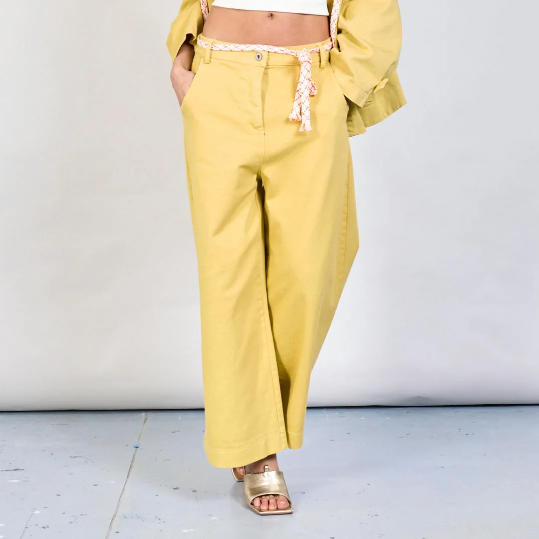 Wide-leg casual trousers wholesale