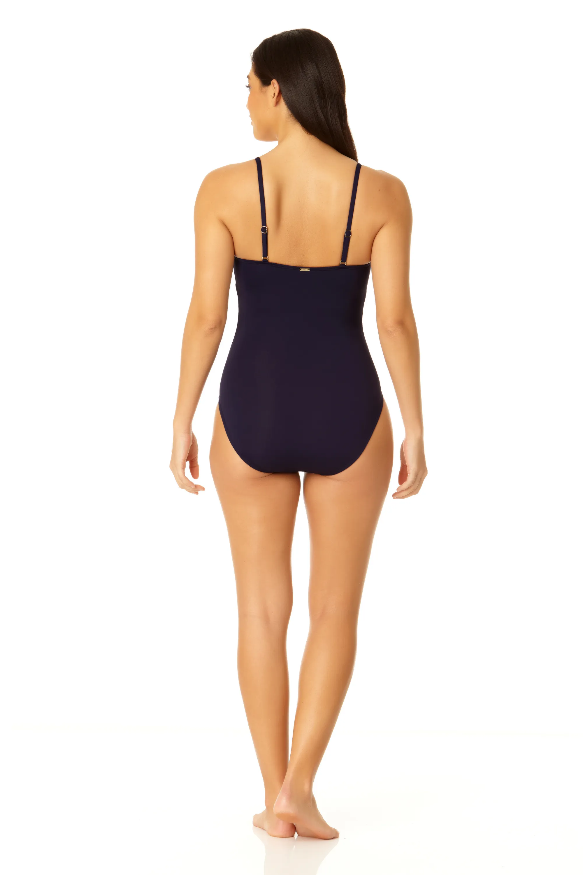 Women's Live in Color Shirred Lingerie Maillot One Piece