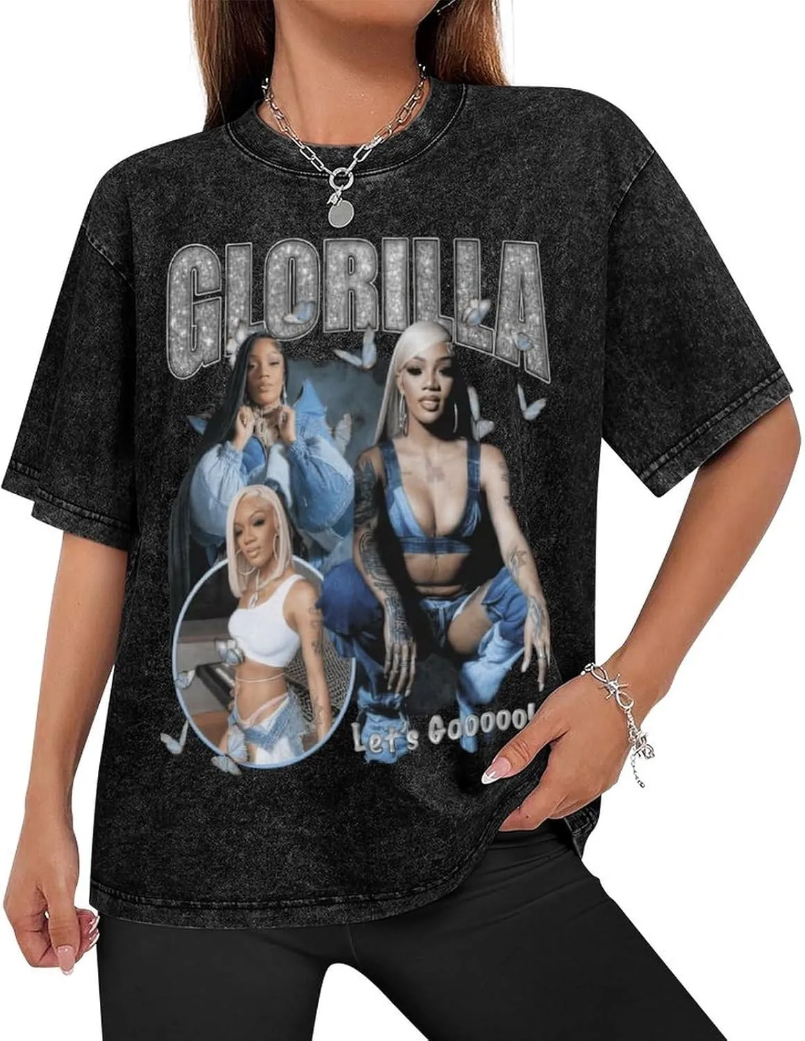 Women's Shirt,Washed Tshirt Cotton Round Neck Tshirt Classic T Shirt for Men Breathable Shirts