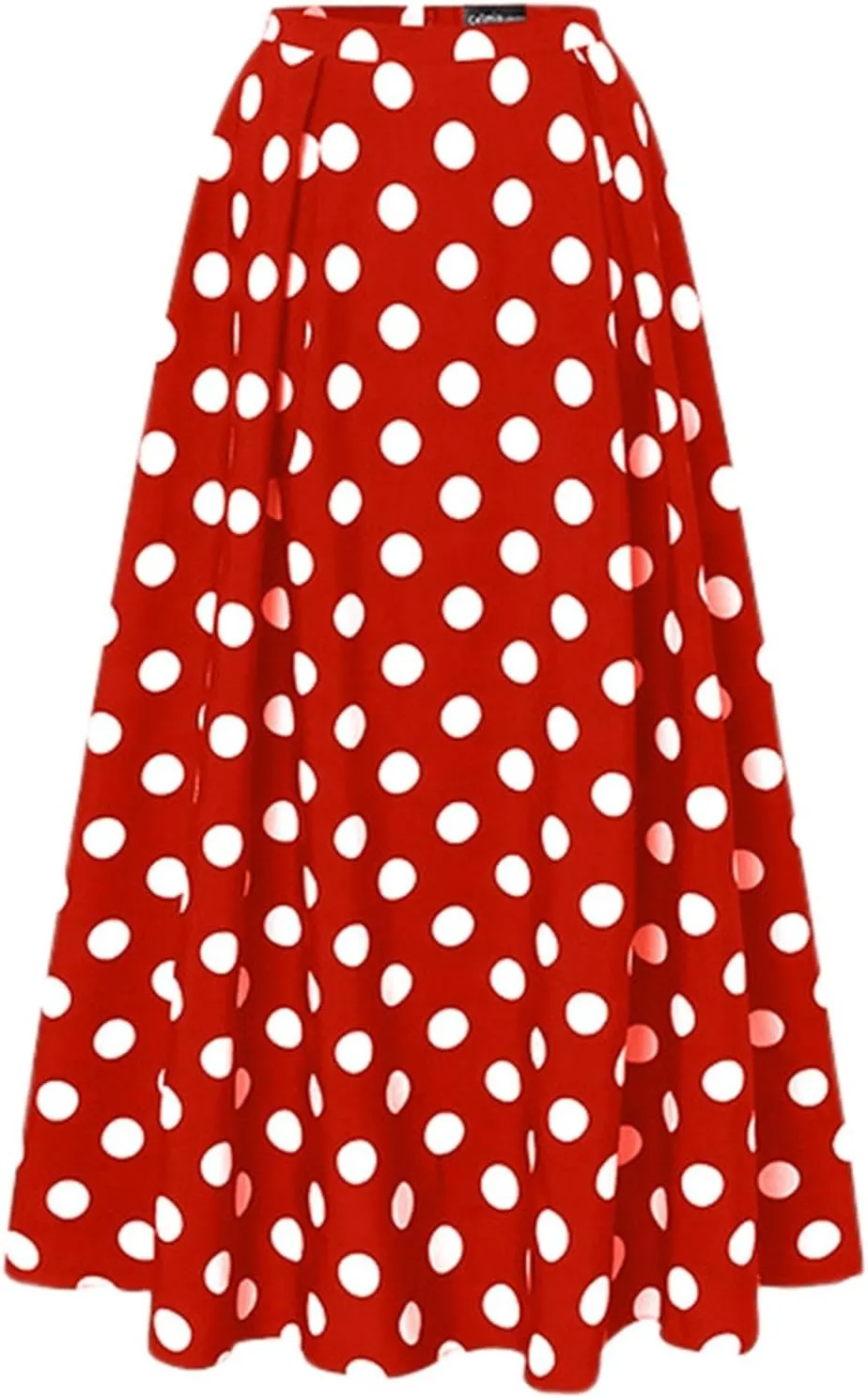 Womens Skirts Midi Length for Summer Vacation Trendy Y2K Vintage Polka Dot Maxi Skirt for Women Trendy Clothes