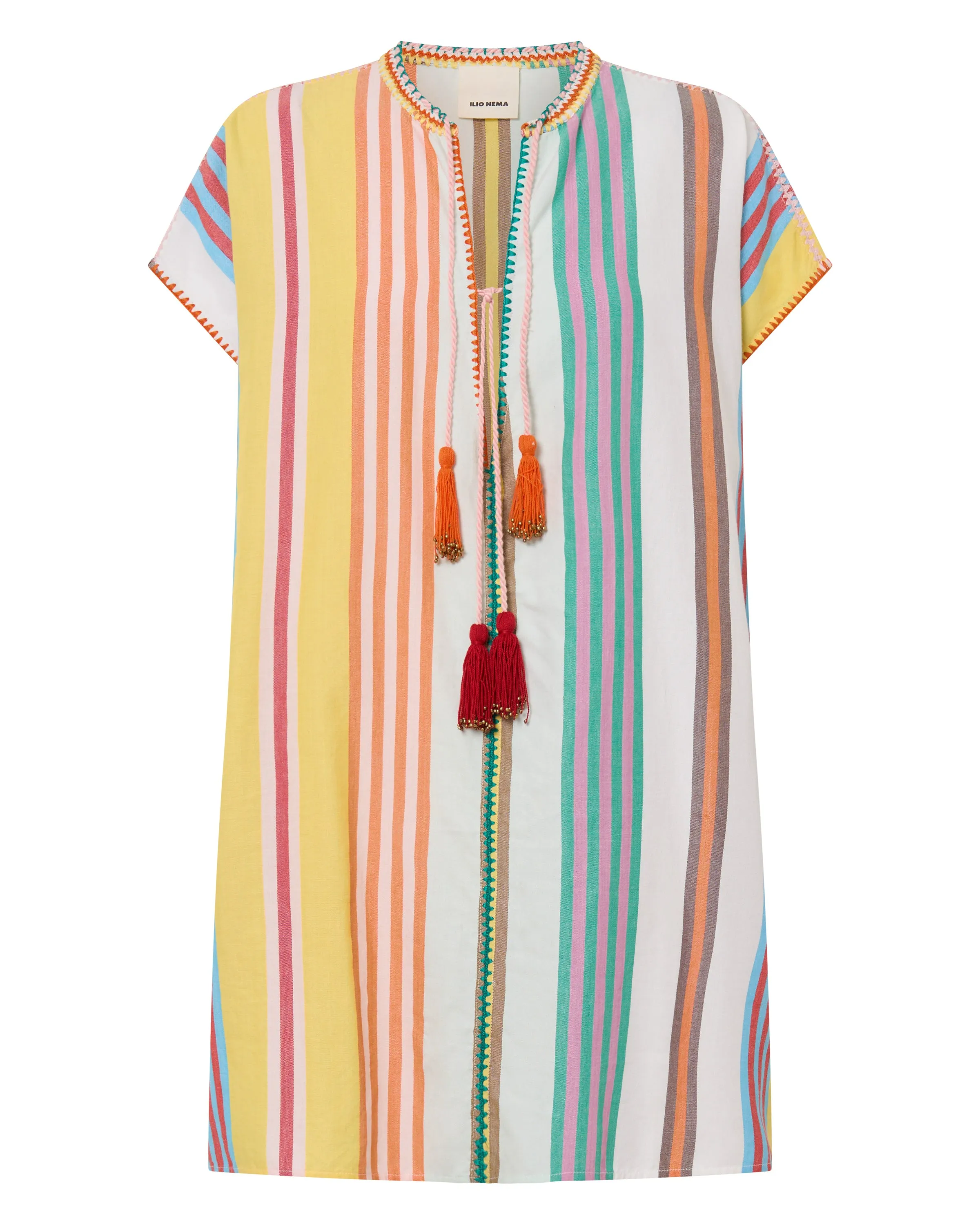 Zelos Heraklion Stripe Caftan